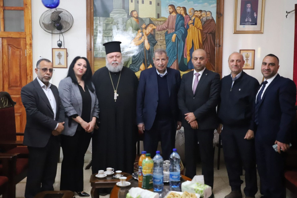 الرئاسية العليا لشؤون الكنائس في فلسطين تلتقي محافظ أريحا وتقوم بزيارات تفقدية للكنائس في لقاءات منفصلة