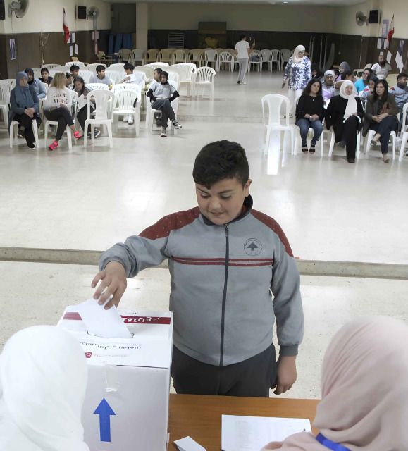 انتخابات المجلس البلدي للأطفال في صيدا تتواصل لليوم الثاني