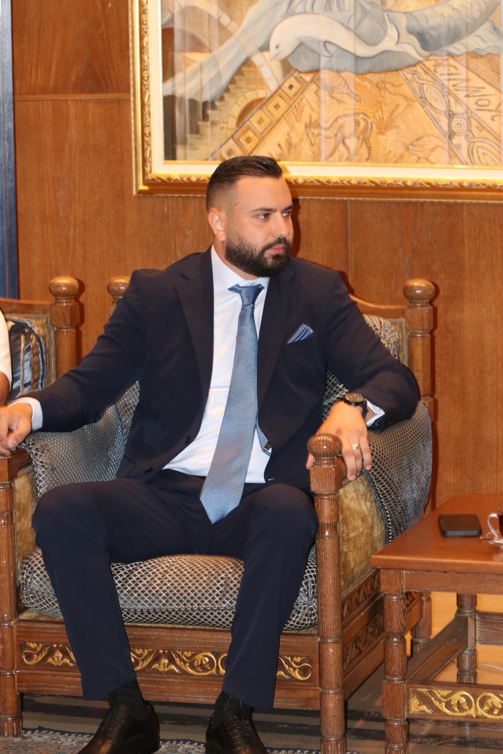 رئيس نادي التضامن صور يتوّج لقاءاته بزيارة الرئيس بري