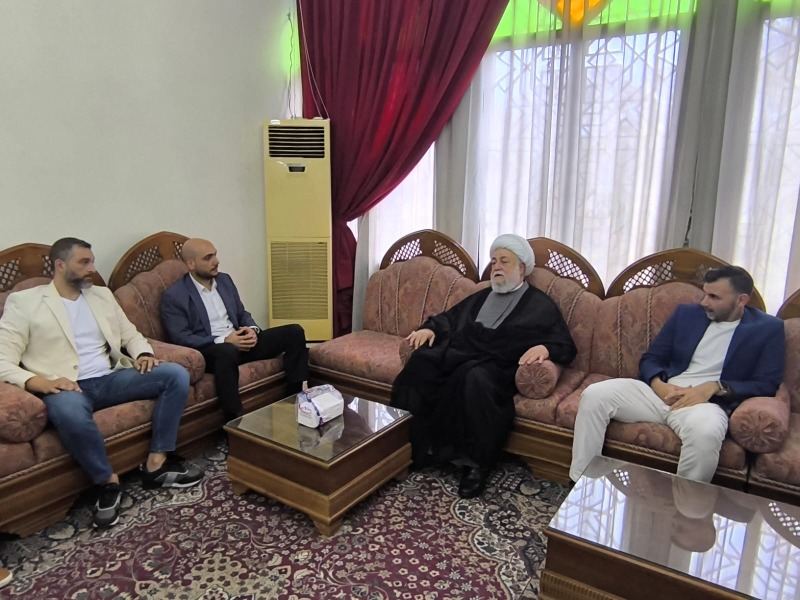 المفتي عسيران يستقبل رئيس لائحة صيدا بدها ونحنا قدها الصيدلي عمر مرجان وأعضاء لائحته
