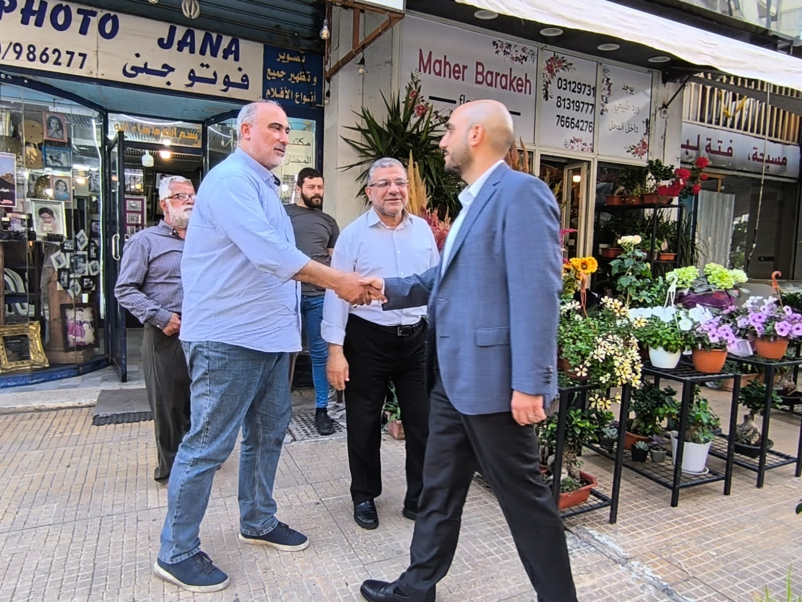 لقاء انتخابي حاشد لرئيس لائحة "صيدا بدها ونحنا قدها" الصيدلي عمر مرجان وأعضاء اللائحة في سيروب