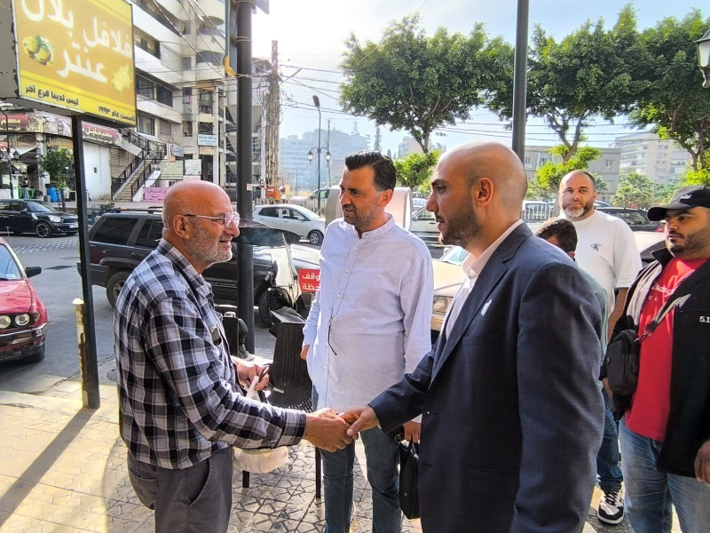 لقاء انتخابي حاشد لرئيس لائحة "صيدا بدها ونحنا قدها" الصيدلي عمر مرجان وأعضاء اللائحة في سيروب
