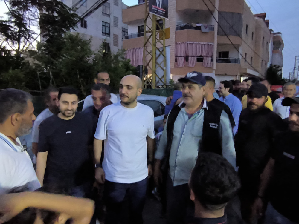 لقاء انتخابي حاشد لرئيس لائحة "صيدا بدها ونحنا قدها" الصيدلي عمر مرجان وأعضاء اللائحة في سيروب
