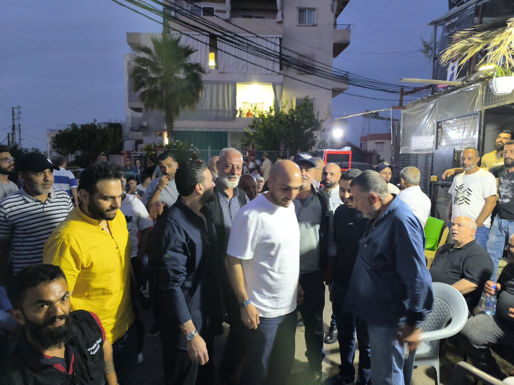 لقاء انتخابي حاشد لرئيس لائحة "صيدا بدها ونحنا قدها" الصيدلي عمر مرجان وأعضاء اللائحة في سيروب