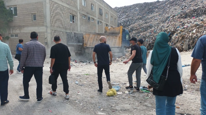 عمر مرجان: علينا بذل جهود جبارة لإزالة جبل النفايات في صيدا
