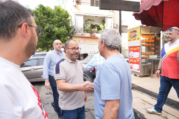 رئيس واعضاء لائحة "سوا لصيدا" جالوا في أحياء دلاعة والحاج حافظ وشارع غسان حمود