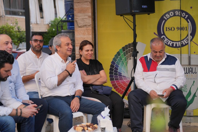 استقبال حاشد للائحة "سوا لصيدا" في منطقة البستان الكبير