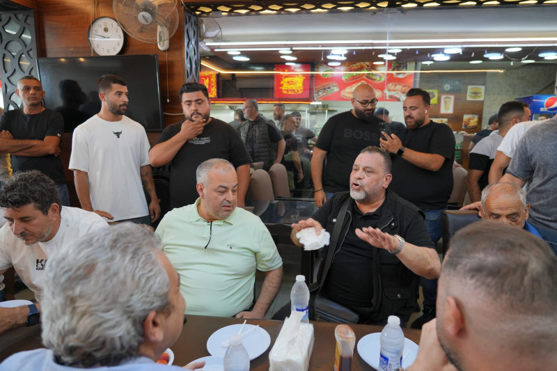 لائحة "سوا لصيدا" تعقد لقاءً مع خالد الصباغ ومجموعة "صباغ غروب" في مطعم "بيت الكرم"