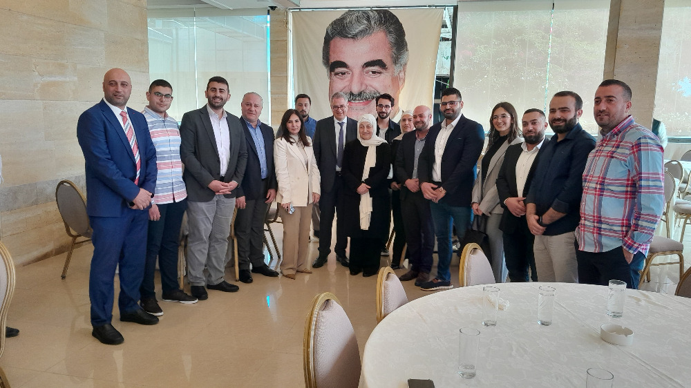 بهية الحريري تكرم البرفسور غسان أبو علفا لمناسبة منحه الدكتوراه الفخرية بعلم الأمراض السرطانية