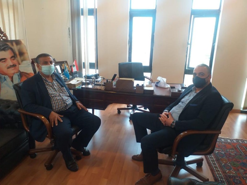 منسق الجنوب بالمستقبل ورئيس"اعيان ائتلاف الخير" بحثا شؤون صور