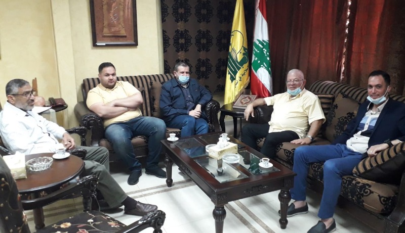 حزب الله إستقبل وفد إدارة مستشفى النقيب في صيدا