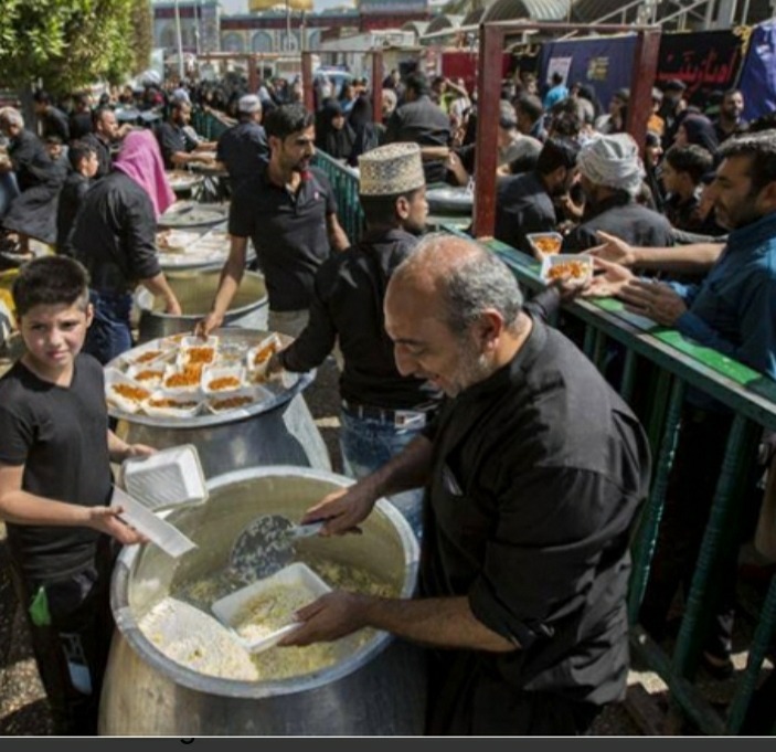 صحن الأرز في حسينية النبطية المقدس - بقلم لينا وهب