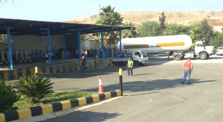 إقفال مراكز تعبئة الغاز في صيدا