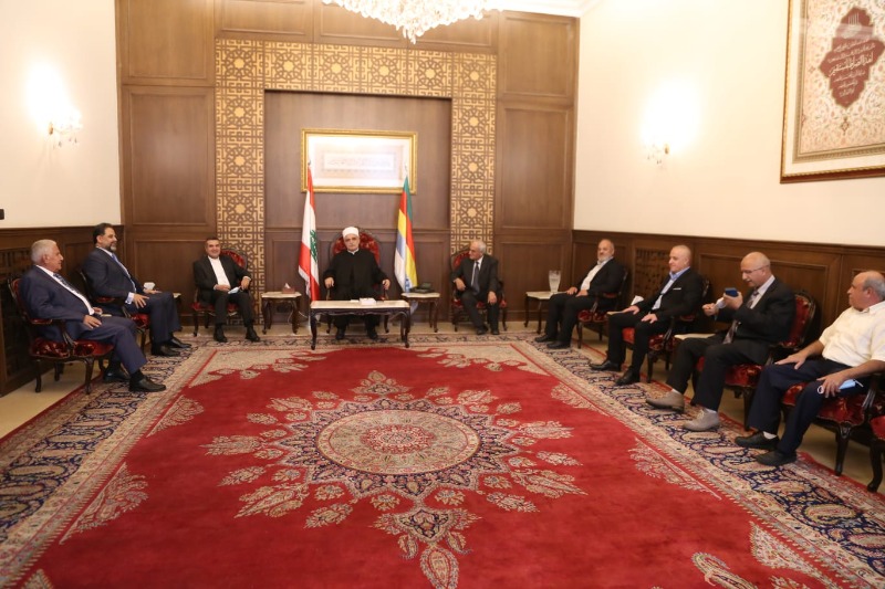 شيخ العقل استقبل سفير الكويت ووفودا: لن ننسى وقوف الاشقّاء العرب الى جانبنا