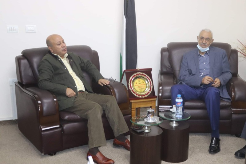 أبو هولي استقبل وفد "العربية الفلسطينية" برئاسة أمينها العام