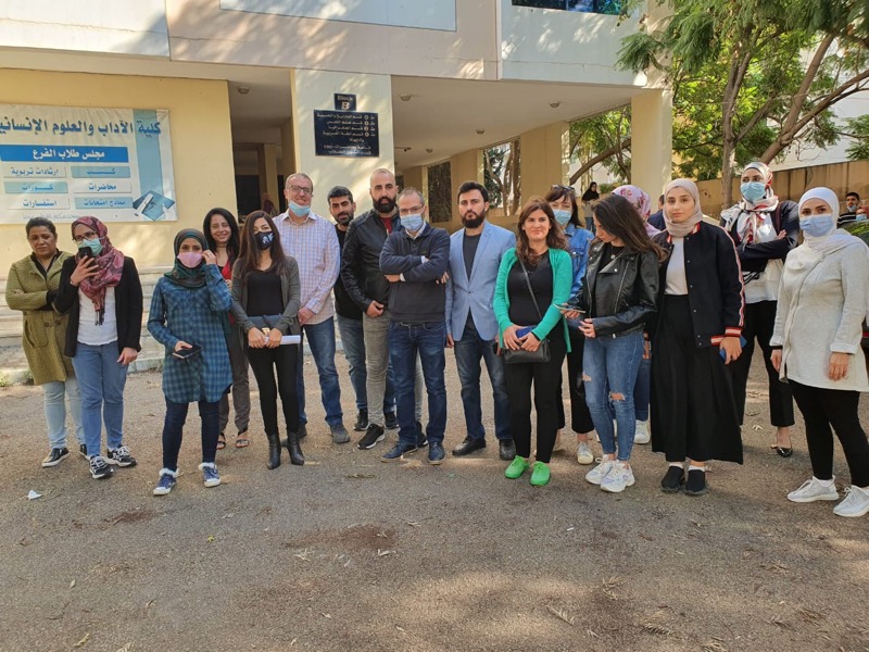 مدربو الجامعة اللبنانية في كليات صيدا يحذرون من اللجؤ الى الاضراب المفتوح