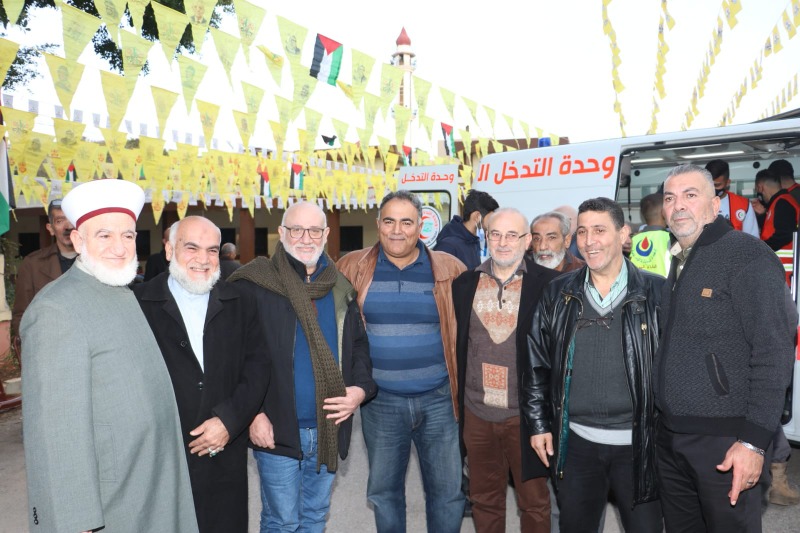 جمعية الحياة للإغاثة والتنمية تسلم سيارة أسعاف لوحدة التدخل الصحي الفلسطيني