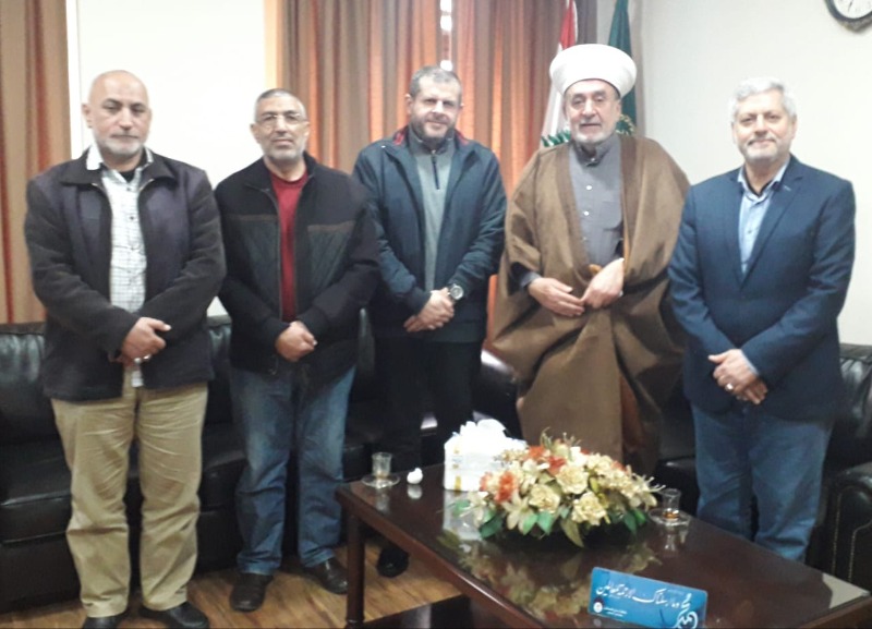 وفد من حزب الله زار المفتي سوسان في صيدا مهنئا بذكرى الإسراء والمعراج