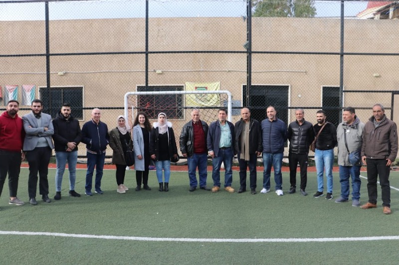 وفدٌ المجلس الأعلى للشَّباب والرياضة الفلسطينيّة يزور مخيمات الجنوب للإطلاع على احتياجات الأندية