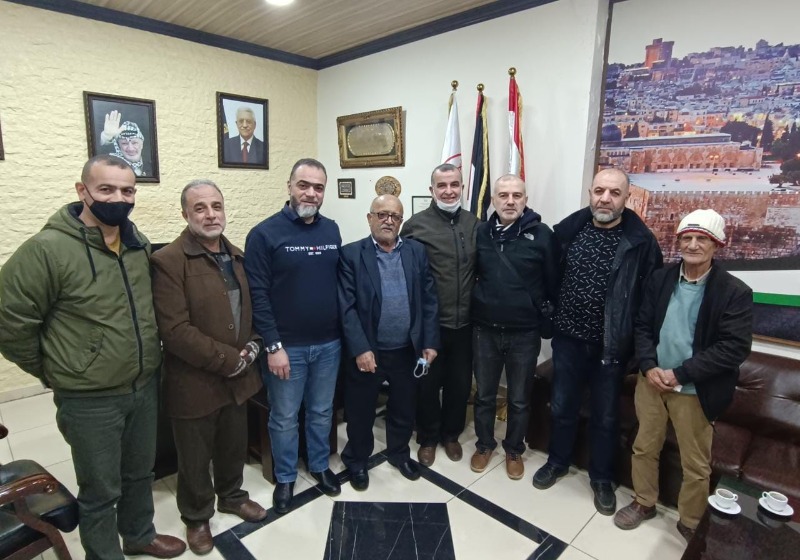 هيئة فاعليات مخيم عين الحلوة تزور مستشفى الهمشري...