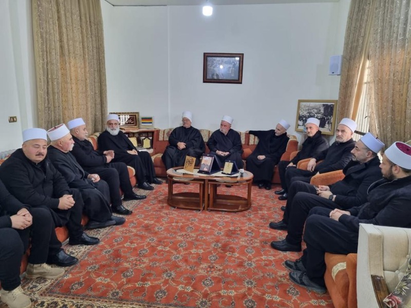 سماحة شيخ العقل التقى وفدا من بريح وزار عاليه: ليكن عيد البشارة حافزاً للتلاقي ونهوض الوطن من كبوته