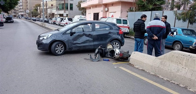 في صيدا... هذا ما حصل معهما أثناء ركوبهما الدراجة النارية