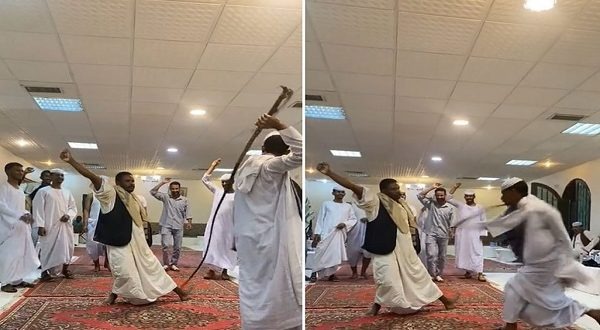 بالفيديو: عريس يتعرض للجلد في حفل زفافه!