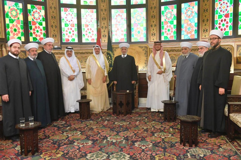سفراء مجلس التعاون الخليجي زاروا مفتي الجمهورية مشيدين بمواقفه المعتدلة متمنين انجاز الانتخابات النيابية بشفافية