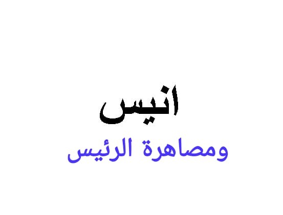 "أنيس.. ومصاهرة الرئيس"