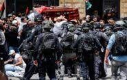 بالفيديو: مشاهد تعرض لأول مرة لاقتحام قوات الاحتلال المشفى الفرنسي.. واعتدائها على نعش الشهيدة شيرين أبو عاقلة