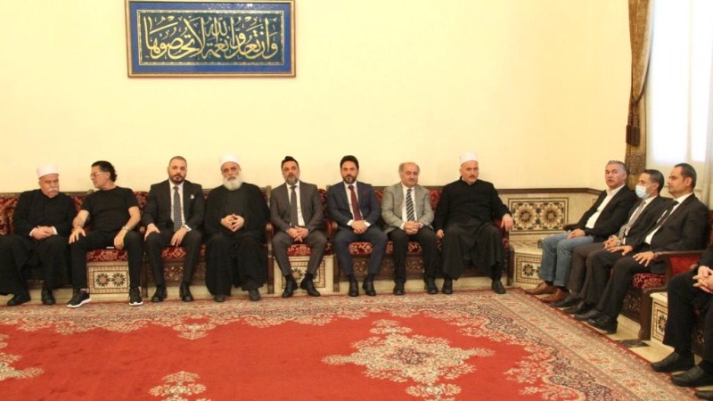 شيخ العقل التقى ناصر ووفودا وشخصيات