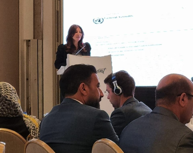 روبينا أبو زينب شاركت بالحوار الإقليمي حول "منع التطرف العنيف" في العاصمة الأردنية