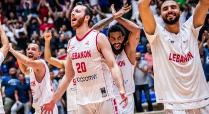 منتخب لبنان لكرة السلة إلى نهائي بطولة كأس آسيا بعد فوزه على الأردن