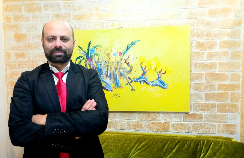 مقابلة مع الفنان اللبناني الدولي رضوان الفرخ نجم الأعمال الفنية الكاملة