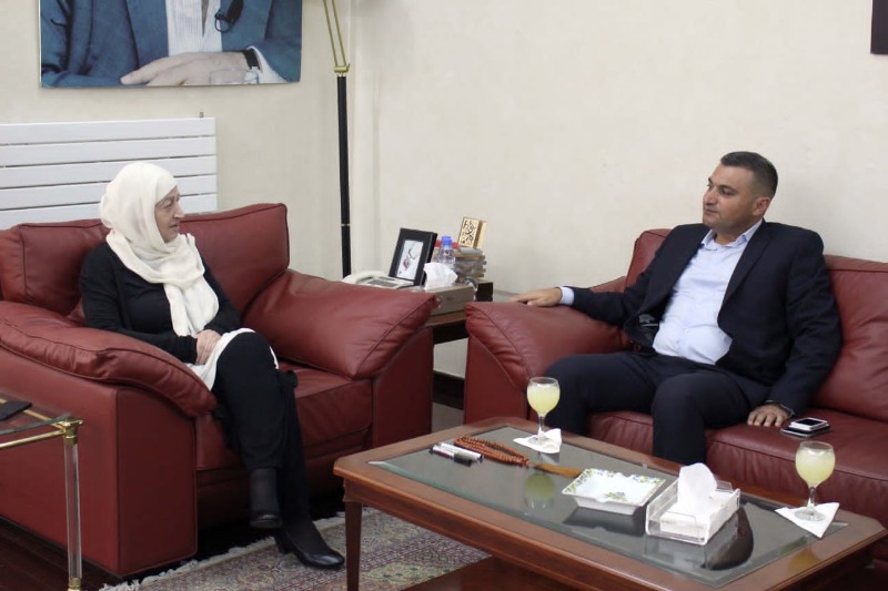 بهية الحريري تلتقي العقيد حرب والرائد الحاج شحادة والبحث يتناول الأوضاع على الساحتين الصيداوية والجنوبية