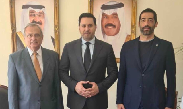 القائم بالأعمال الكويتي وحبيب تابعا مستجدات "القرض العربي"