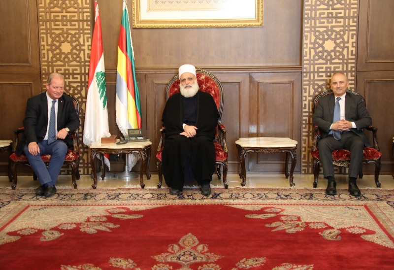 شيخ العقل التقى وفد "الجبهة السيادية" وزار بدغان وقرىً
