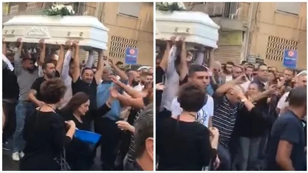 بالفيديو.. أغرب طريقه لتشييع جنازة في لبنان