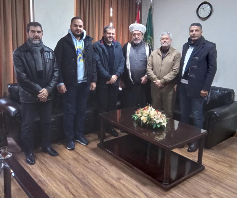 وفد من "الحزب" االتقى المفتي سوسان في صيدا...