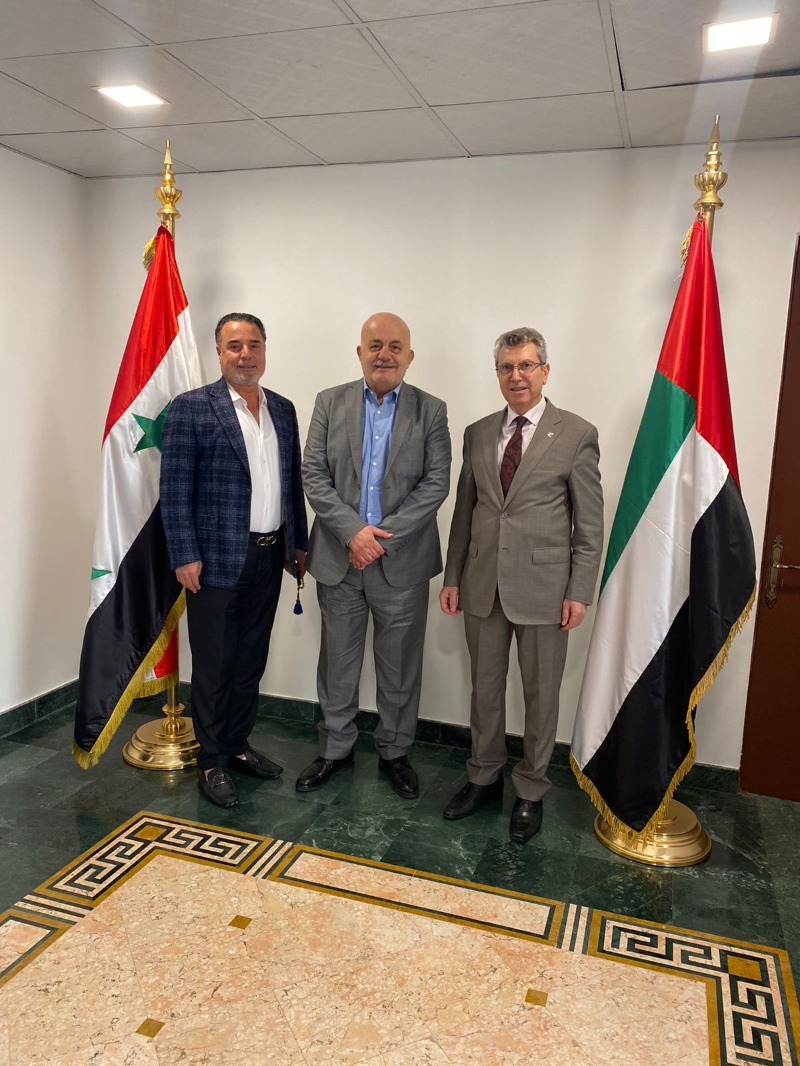 السفير يونس يقدم واجب العزاء لسفيري سوريا وتركيا بضحايا الزلزال