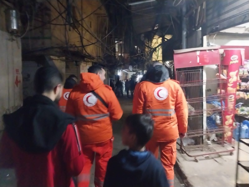 وحدة الإسعاف والطوارئ ترفع الجهوزية في البداوي ونهر البارد وبرج البراجنة وعين الحلوة