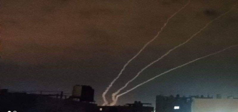 المقاومة الفلسطينية تطلق رشقة صاروخية تجاه مستوطنات غلاف غزة