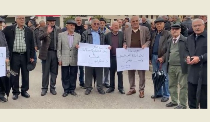 المعتصمون في رياض الصلح حذروا من تمييع وتضييع قضيتهم