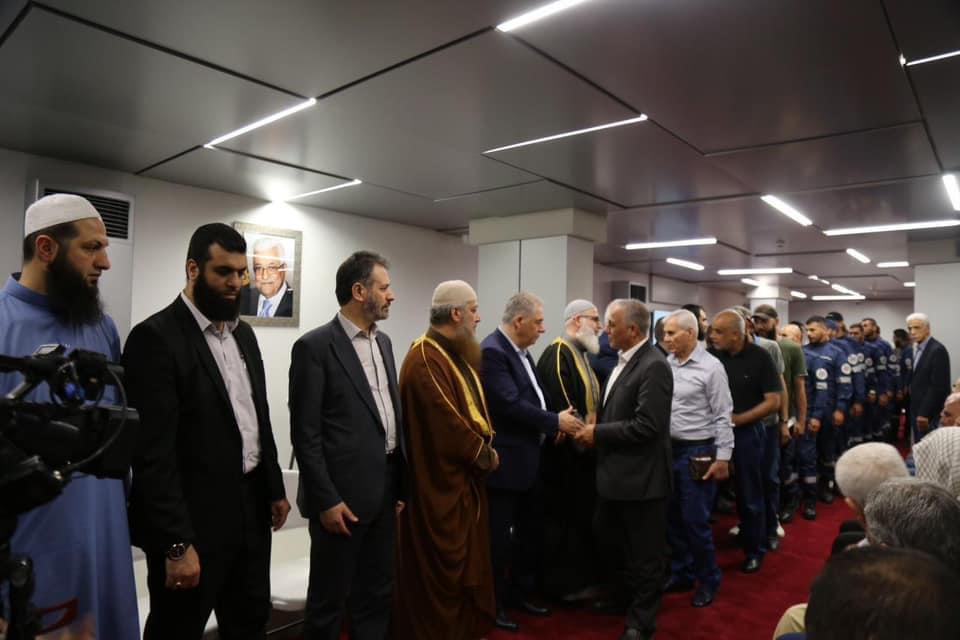 تقبل التعازي بالشيخ "أبو طارق" السعدي في سفارة دولة فلسطين