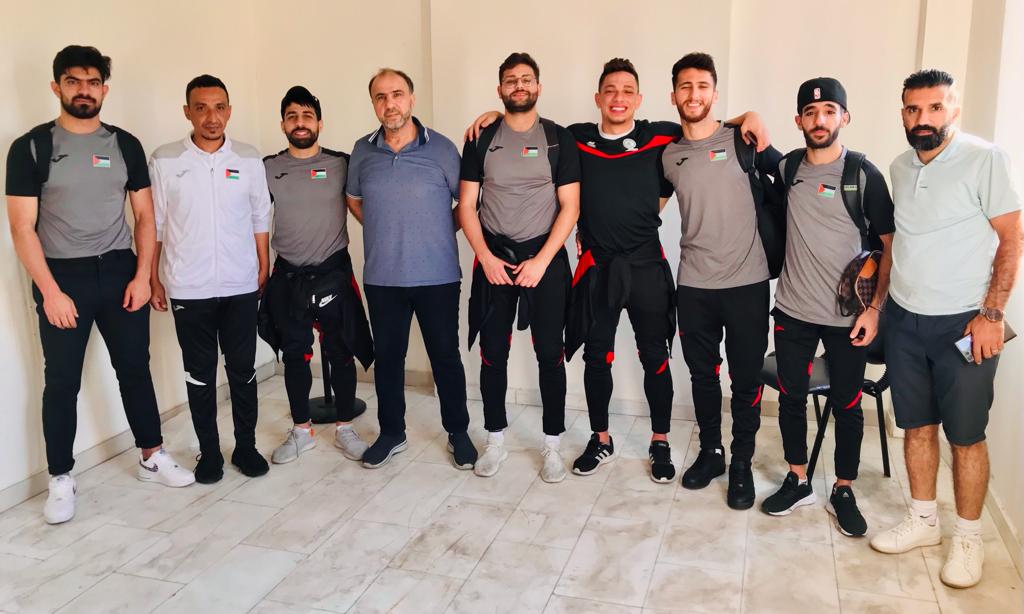 البقاعي يستقبل بعثة المنتخب الفلسطيني لكرة الصالات العائد من جدة