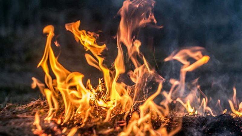 حريق كبير في منطقة الشرحبيل - صيدا وفرق الإطفاء تعمل على إخماده