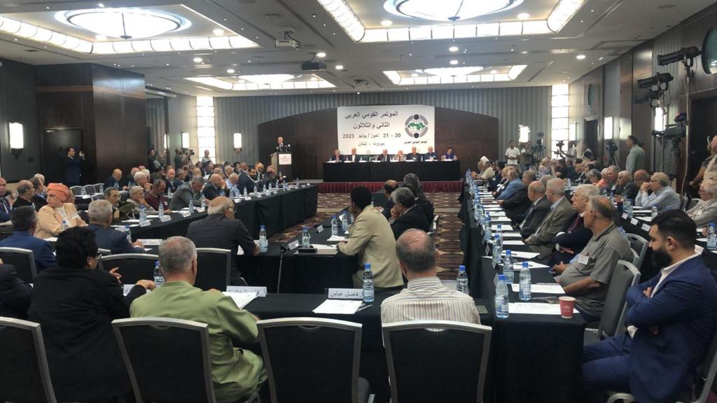 افتتاح الدورة الـ32 للمؤتمر القومي العربي في بيروت بحضور 180 شخصية عربية من 17 قطرا والمغتربات
