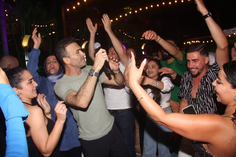 بالصور:  "ليال عبود" و"أيمن زبيب" في  L'Arc Resort مغدوشة!