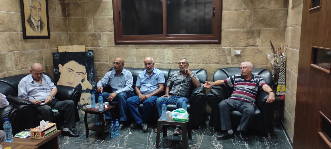 فصائل منظمة التحرير الفلسطينية تعقد اجتماعها الدوري بمخيم الرشيدية
