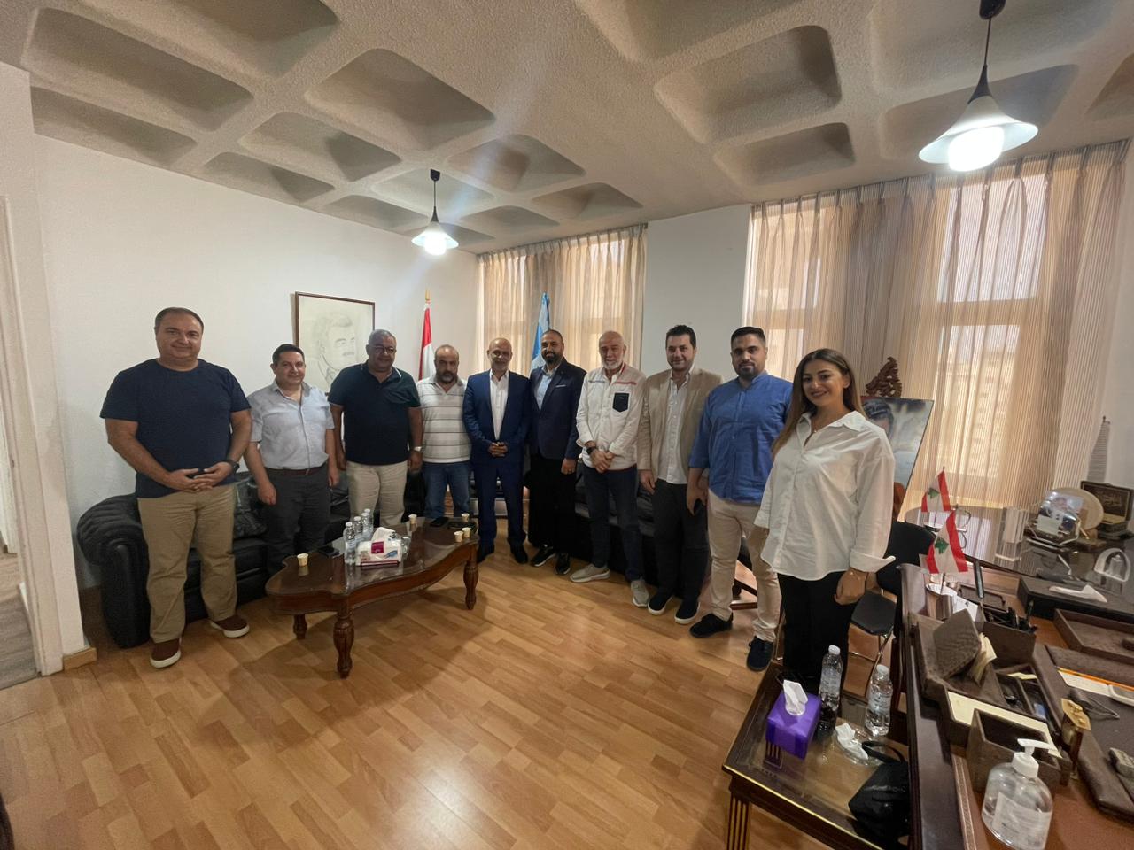 المستقبل - الجنوب استقبل وفد الجماعة الاسلامية في الجنوب برئاسة د. حمود